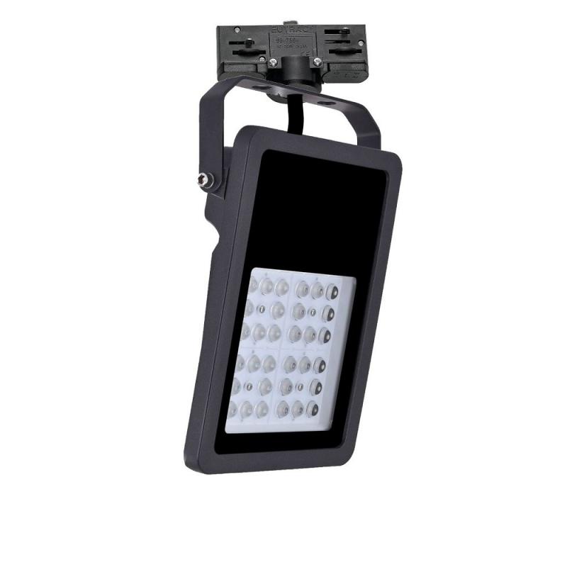 Bioledex GoLeaf A2 LED Pflanzenleuchte 30W asymmetrisch Vollspektrum Grow-Lampe S1 Schwarz für 3-Phasenschiene, Made in Germany