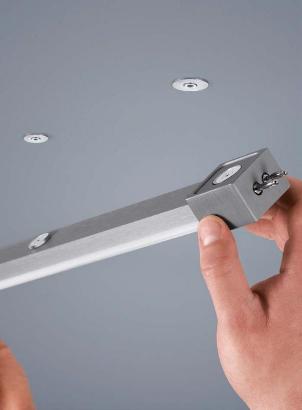 150cm Helestra Vigo LED-Linienmodul in mattschwarz