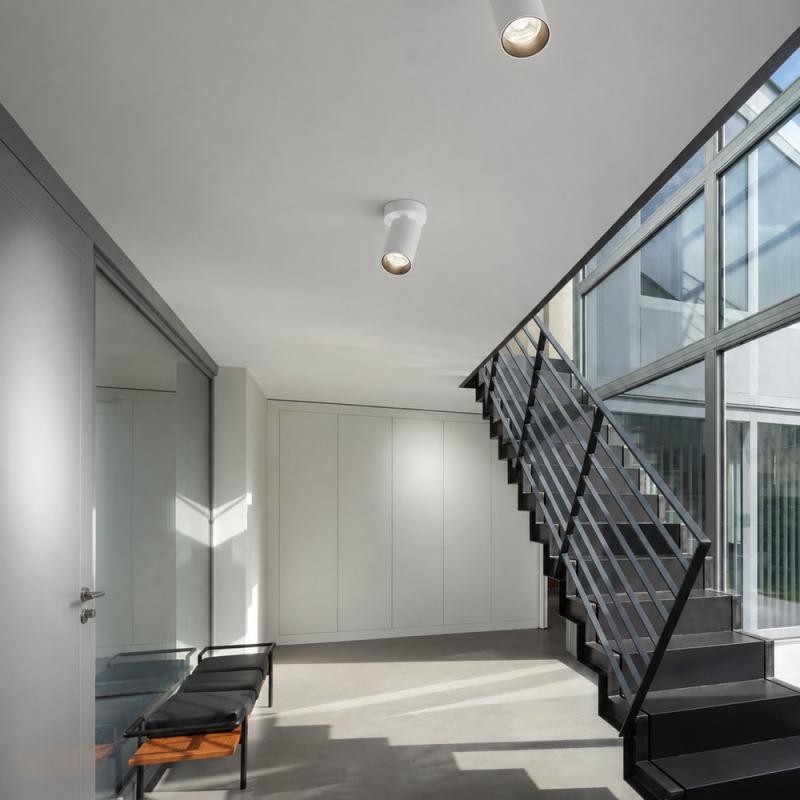 HELESTRA RIWA LED Deckenleuchte 8 W 480 lm 2700 K Warmweiß Ø 70 mm Mattweiß dimmbar