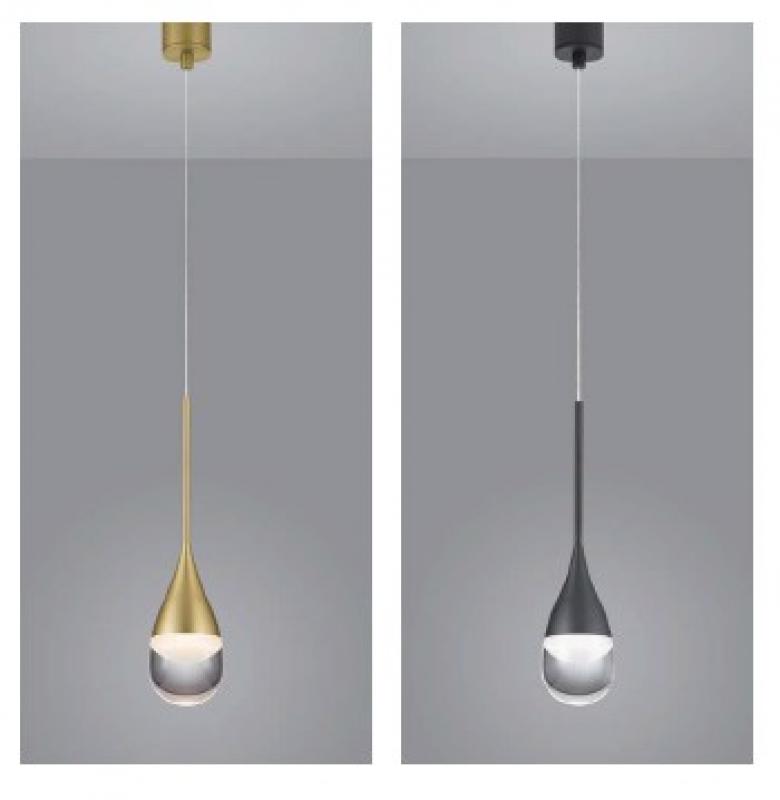 HELESTRA DEEP PENDELLEUCHTE 9W 2700K MATT SCHWARZ mit EASY-LIFT Höhenverstellung