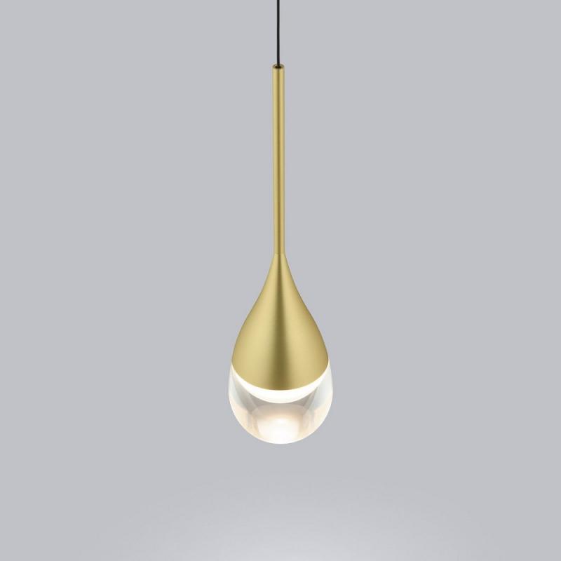 Helestra DEEP Pendelleuchte LED 9W Schwarz-Gold EASY-LIFT