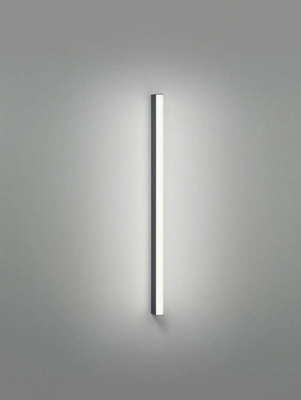 90cm Abgerundete Helestra PONTO-S LED Wand- und Spiegelleuchte in mattschwarz