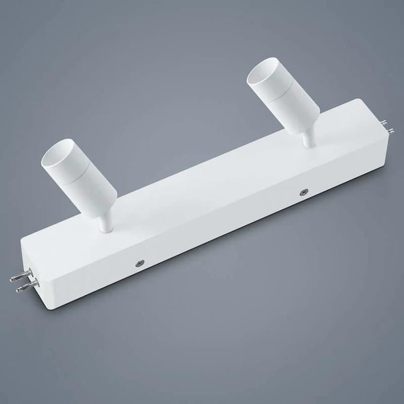 Helestra Vigo LED Lichtschienen Spot Mittelelement in mattweiß dimmbar