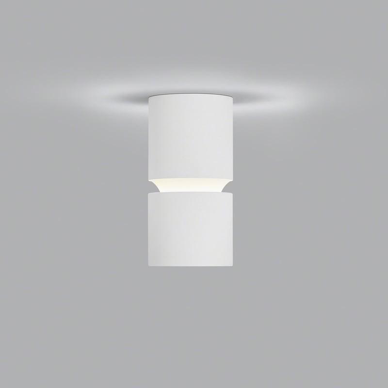HELESTRA ROK LED Deckenleuchte 10 W 2700 K Warmweiß 1020 lm Ø 8 cm Mattweiß, direkt/indirekt, dimmbar, IP20