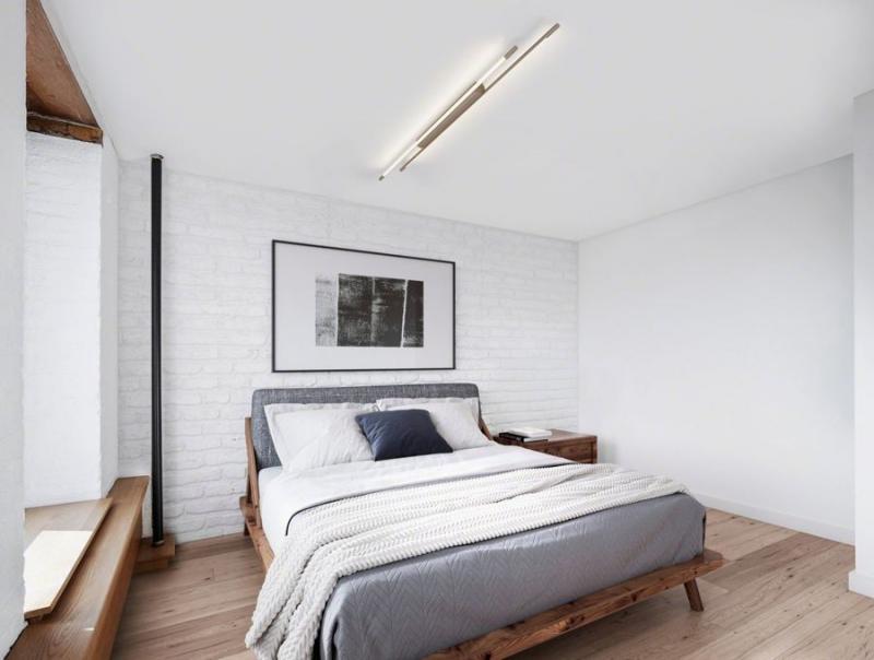 150cm Helestra LEDA LED Deckenleuchte in coffee