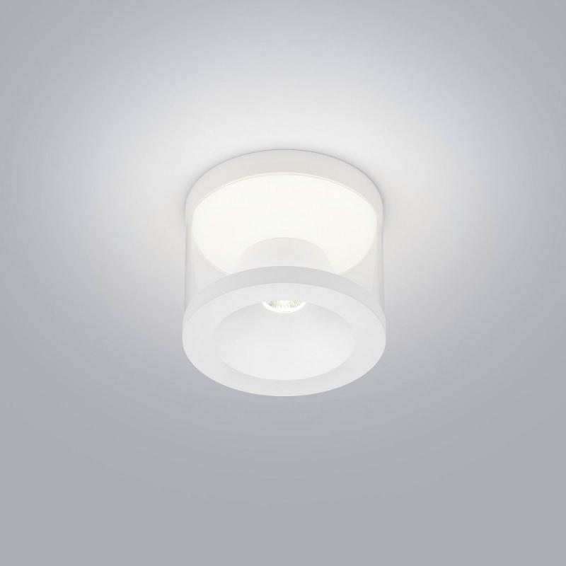 PORO Deckenleuchte LED Ø100 mm 10W 860lm 2700K CRI90 mattweiß dimmbar IP20 – Helestra 25/2715.07