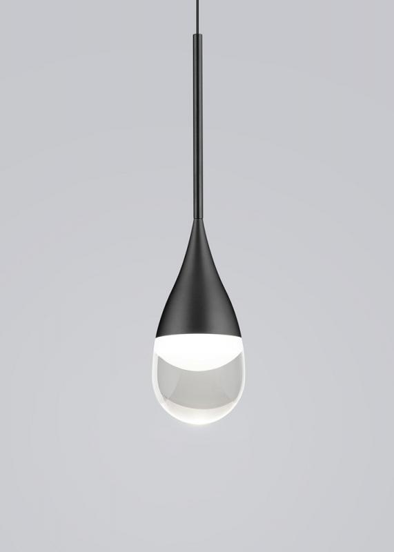 HELESTRA DEEP LED Pendelleuchte 24 W 2130 lm 2700 K Warmweiß 3-flammig dimmbar höhenverstellbar Mattschwarz