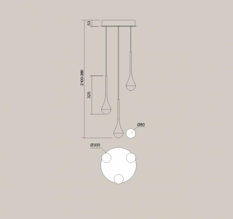 Helestra DEEP LED Pendelleuchte 3-flammig höhenverstellbar mit Lift Schwarz matt – Design-Pendelleuchte mit warmweißem LED-Licht