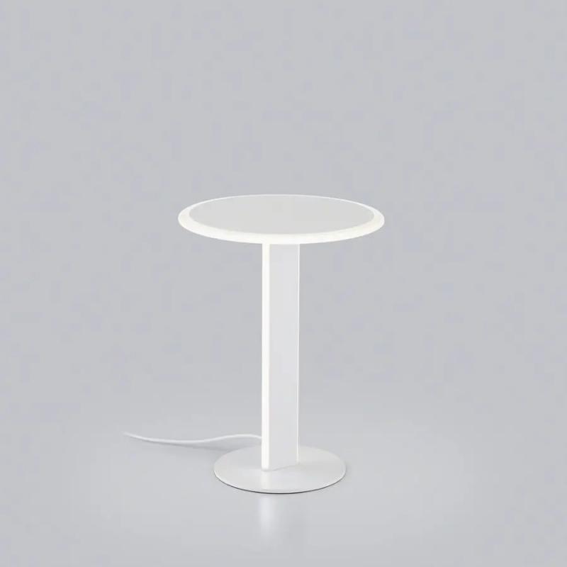 Helestra VAYA Tischleuchte mattweiß mit Acryldiffusor satiniert