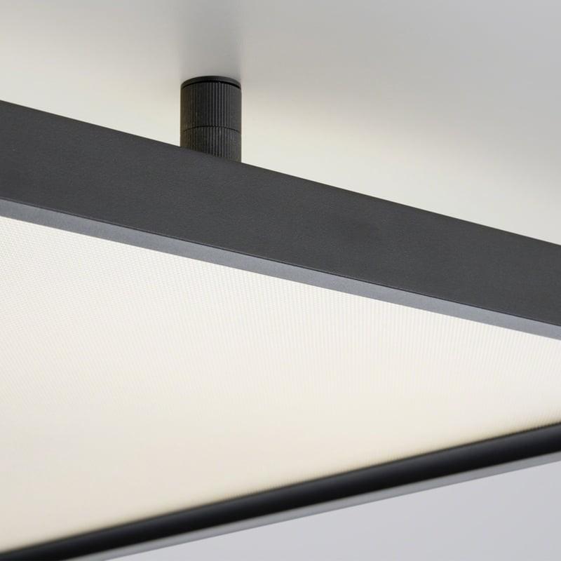HELESTRA VESP LED Deckenleuchte 50 W 2870 lm 3000 K Warmweiß dimmbar Schwarz matt