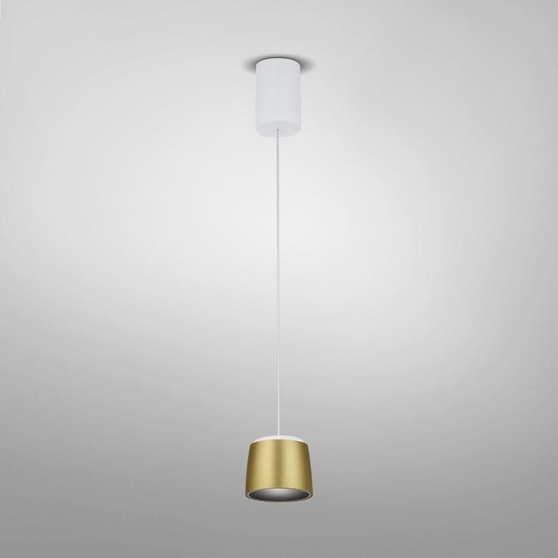 HELESTRA OVE LED Pendelleuchte 16 W 1130 lm 2700 K Warmweiß dimmbar Weiß Gold