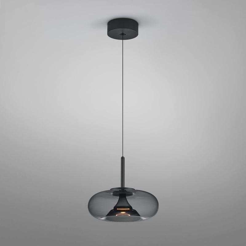HELESTRA SICA LED Pendelleuchte 17 W 1750 lm 2700 K Warmweiß dimmbar Schwarz matt