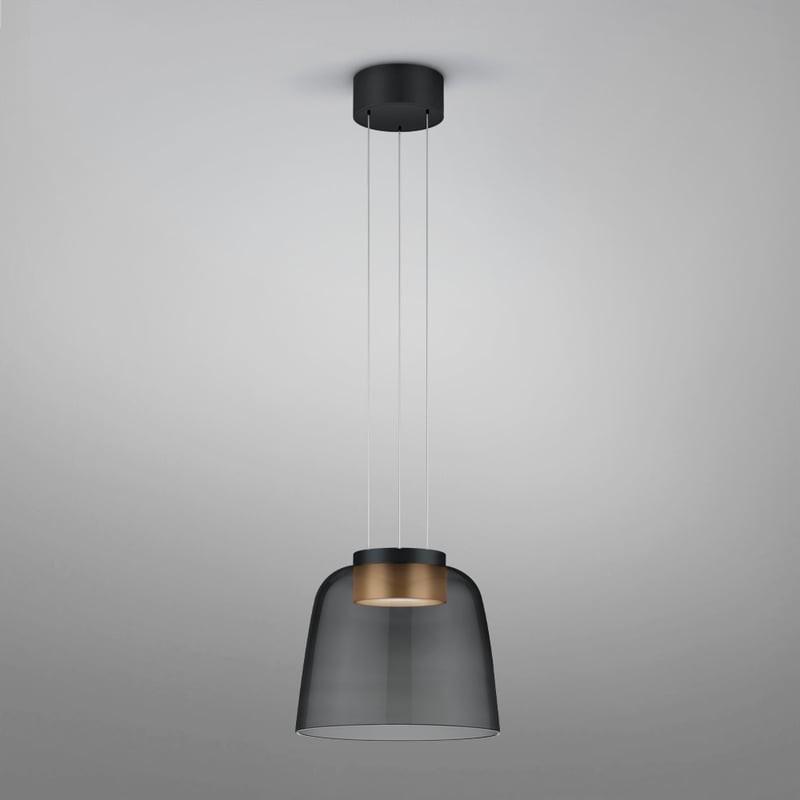 HELESTRA ODA LED Pendelleuchte 25 W 2340 lm 2700 K Warmweiß dimmbar Schwarz Gold
