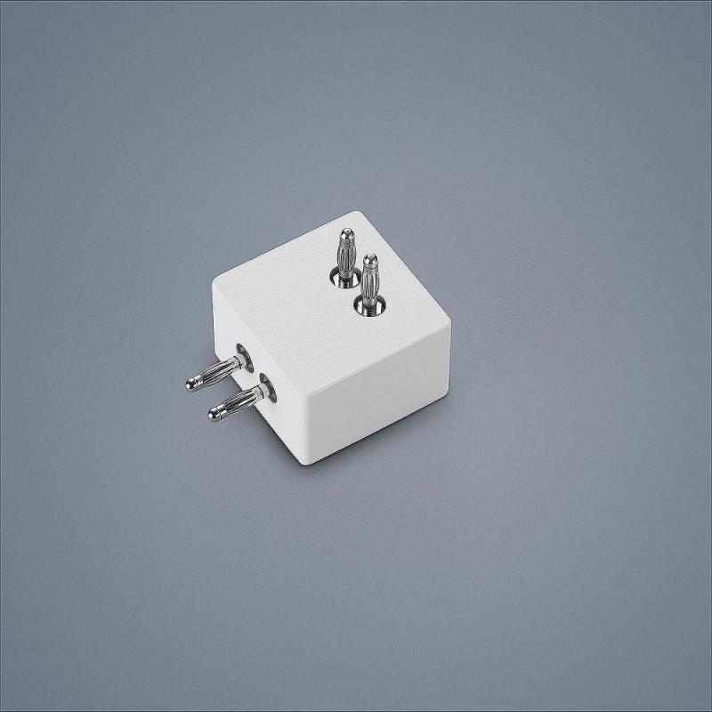 Helestra 90° Verbinder Decke-Wand Wand/Wand mattweiß