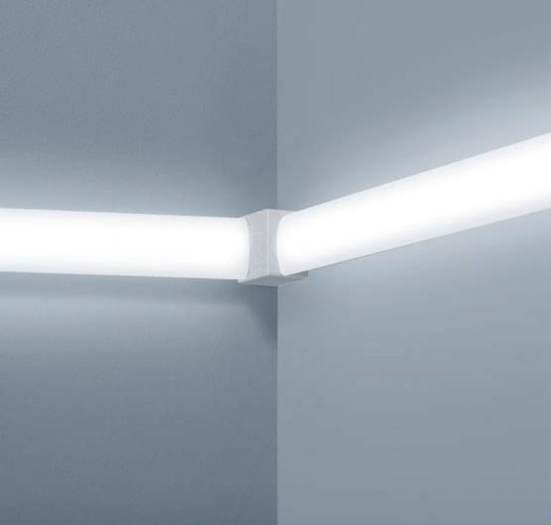 Helestra 90° Verbinder Decke-Wand Wand/Wand mattnickel eloxiert