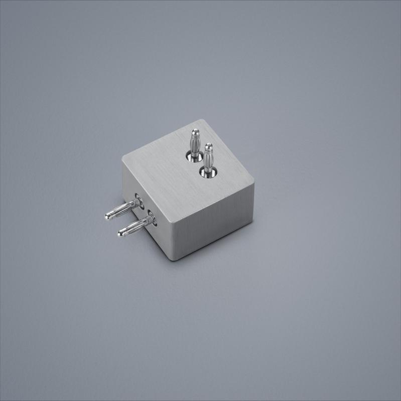 Helestra 90° Verbinder Decke-Wand Wand/Wand mattnickel eloxiert