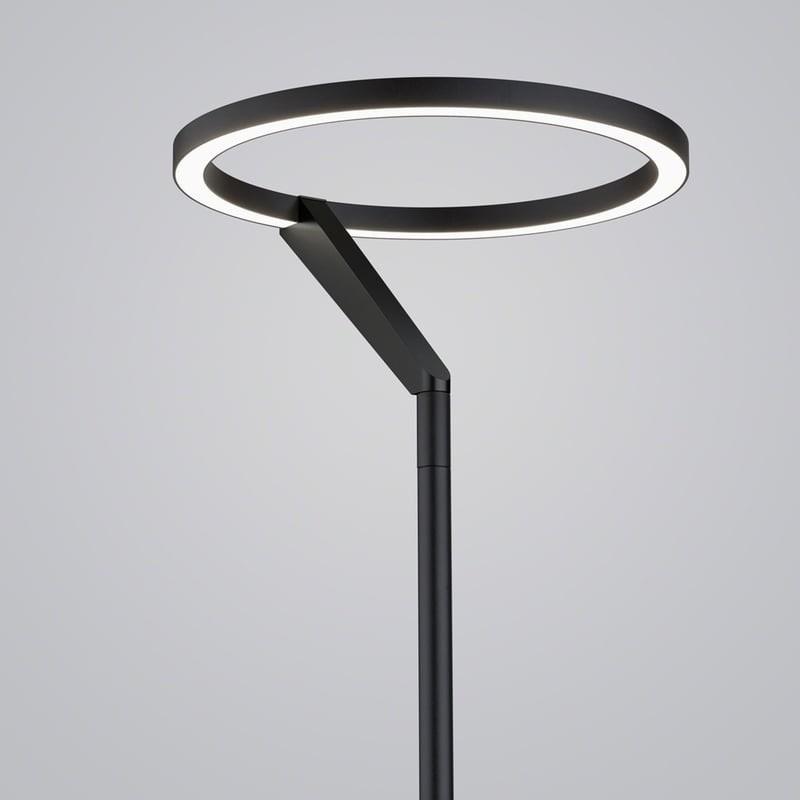 HELESTRA ELARA LED-Stehleuchte 13,5 W 920 lm 2700 K Warmweiß Plus Ra 90 230 V dimmbar Mattschwarz