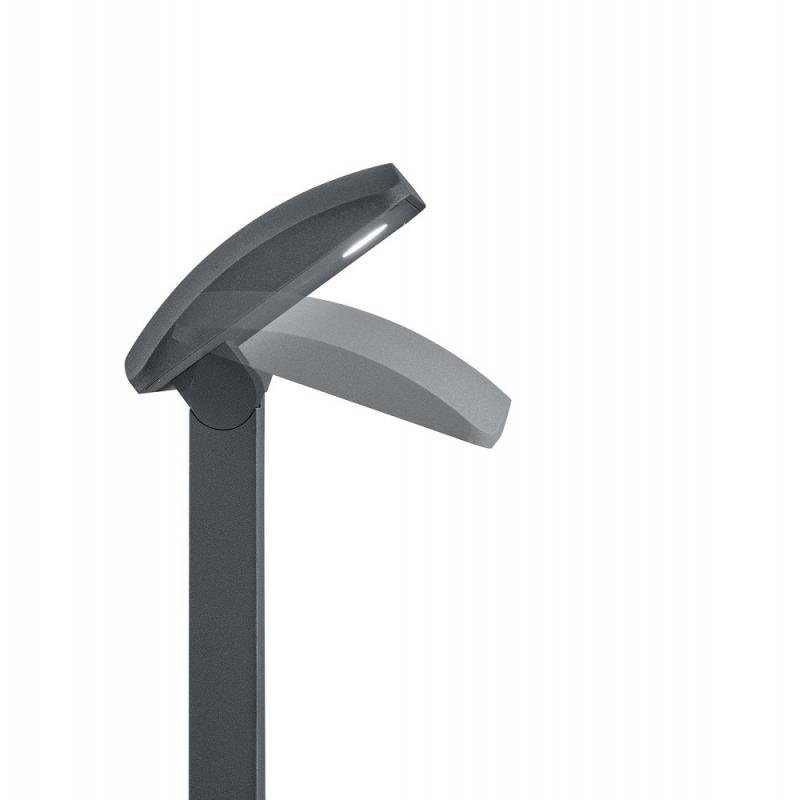 HELESTRA LUR LED-Pollerleuchte Graphit 10,5 W 3000 K Warmweiß 710 lm IP54