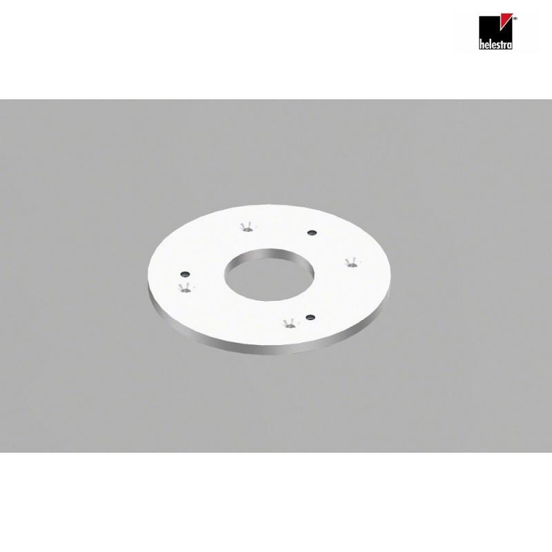 HELESTRA MONO Montage-/Adapterplatte für Erdspieß Stahl verzinkt Ø 120 mm
