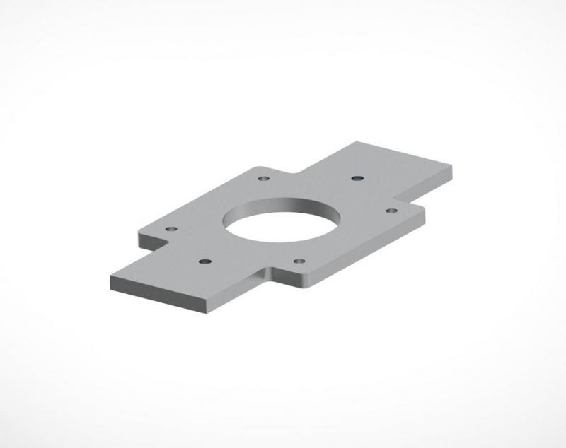 HELESTRA OKI Adapterplatte für Erdstück Stahl verzinkt 160 × 40 × 6 mm
