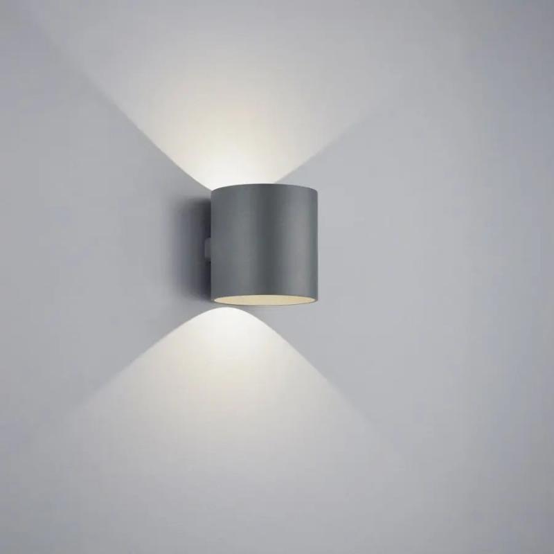 LED Wandleuchte Helestra TOZY zylindrisch Up&Down dimmbar IP65