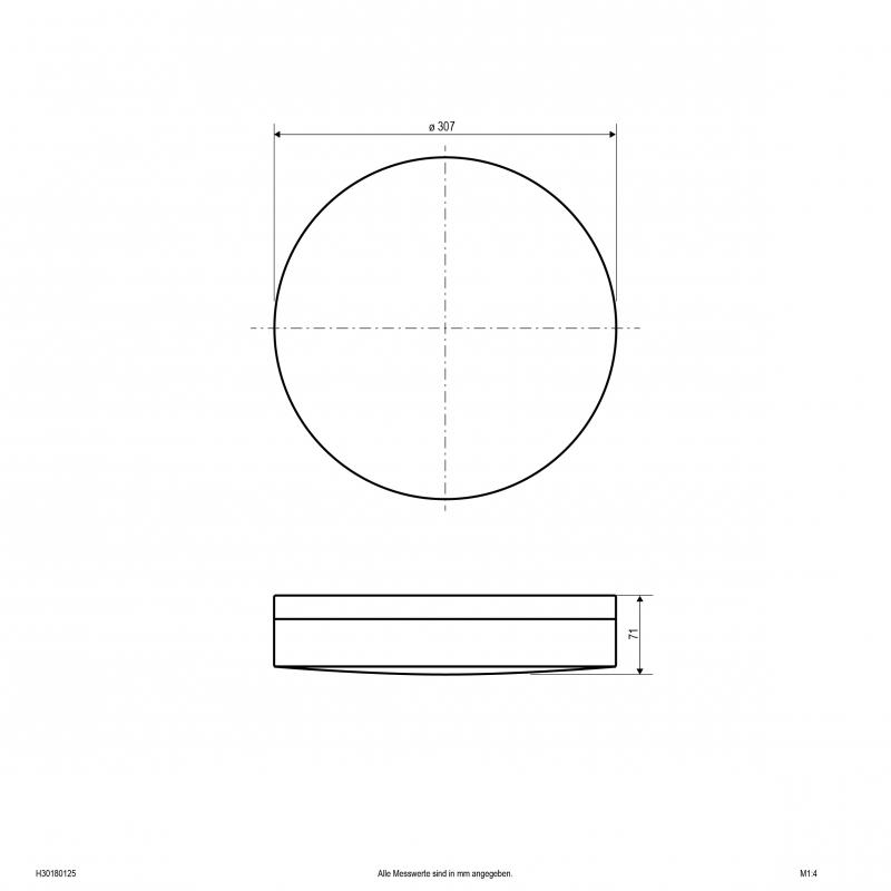 EVN LED Anbauleuchte, IP54 H30180125