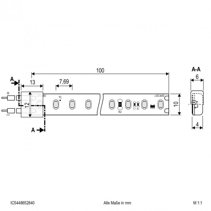 EVN Niedervolt LED-Strip, IP54, kürzbar IC5448652840