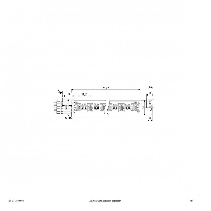EVN Niedervolt LED-Strip, IP67 für Sauna IC6724420509902