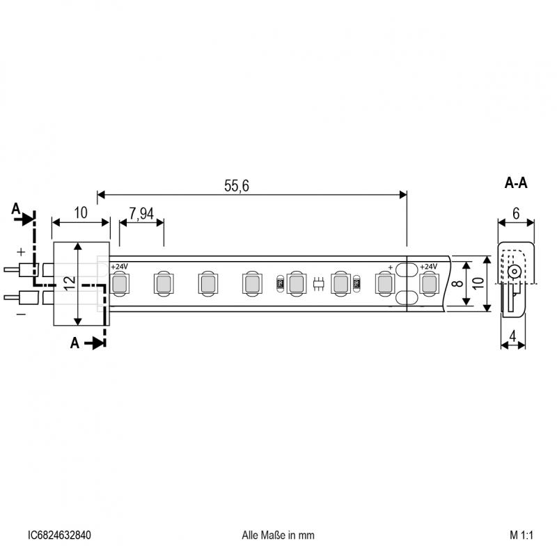 EVN Niedervolt LED-Strip, IP67 für Sauna IC6824632840