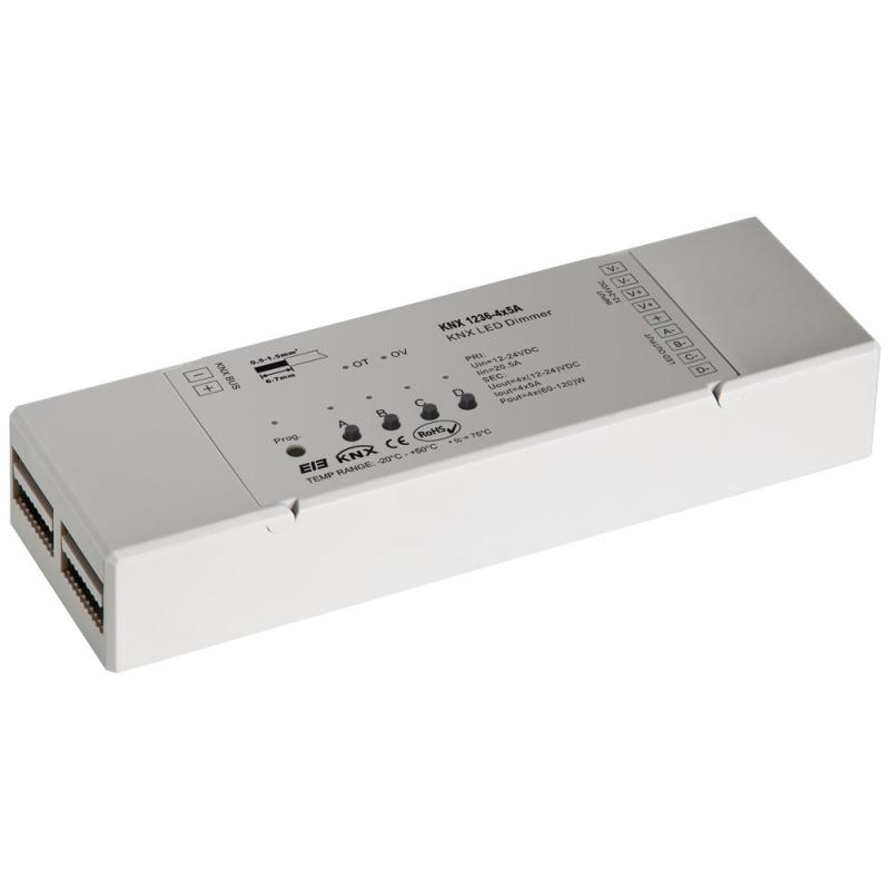 EVN KNX-Dimm-Aktor für 12, 24, 36, 48V/DC KNX12364X5A