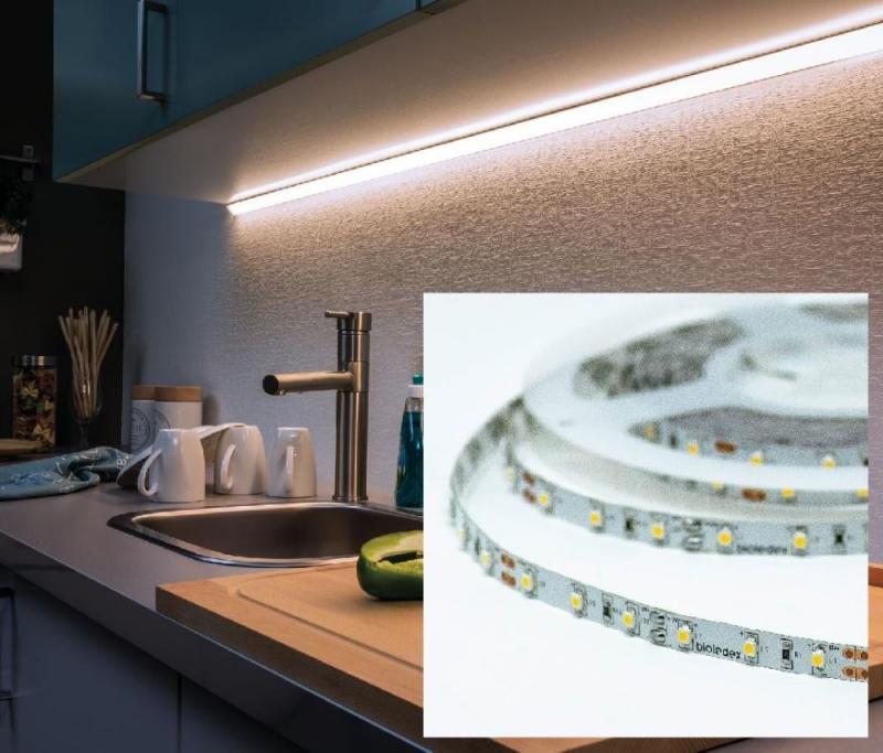 Bioledex LED Streifen 24V 5W/m 60LED/m 5000K 5m Rolle tageslichtweiss