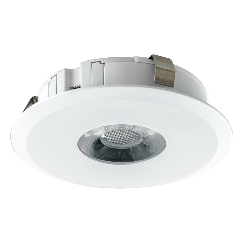 EVN L23030102 LED Einbauleuchte 3W 285lm 3000K IP20 rund weiß Ø82mm Einbaudurchmesser 68mm