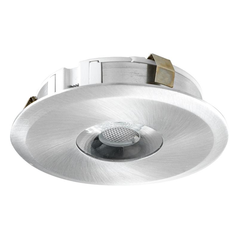 EVN L23031302 LED Einbauleuchte 3W 285lm 3000K IP20 rund Aluminium Ø82mm Einbaudurchmesser 68mm