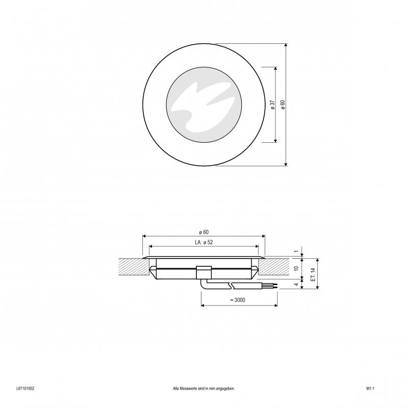 EVN LED Bodeneinbauleuchte, IP67 L67101002