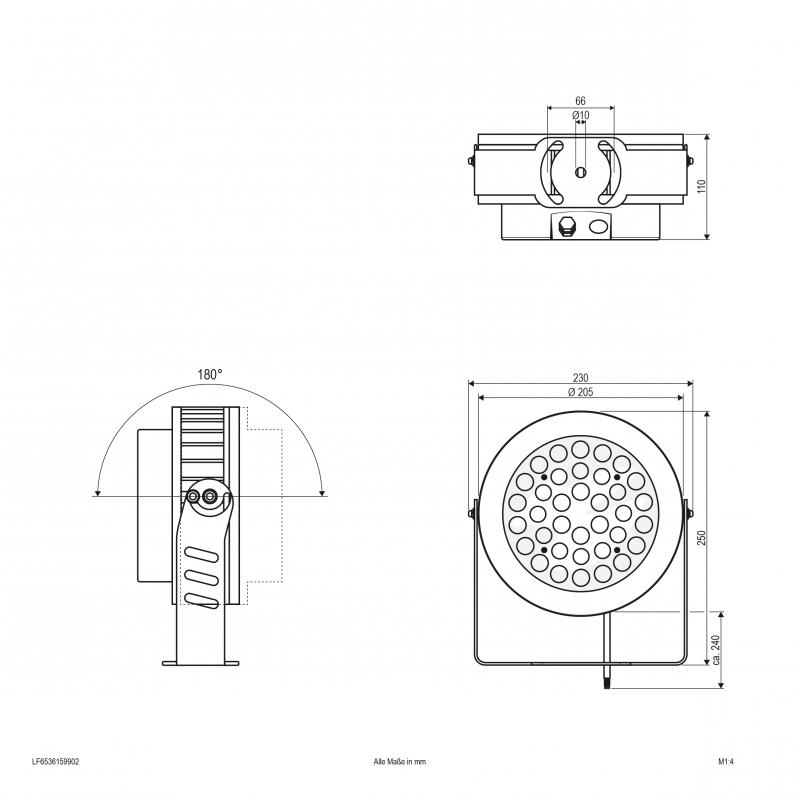 EVN RGBW-LED Wallpainter 24V/DC, IP65 LF6536159902