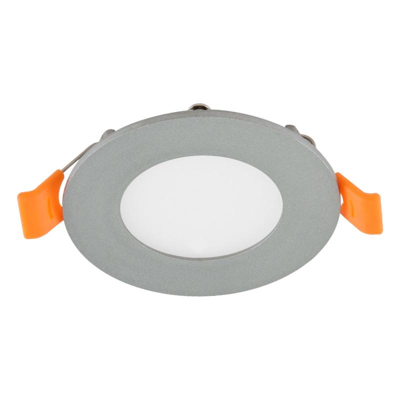 EVN LED Einbaupanel rund silber IP20 5W 4000K 340lm 350mA EinbauØ68