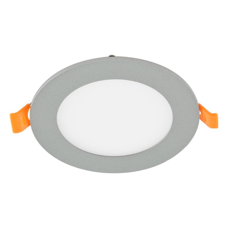 EVN LED Einbaupanel rund silber IP20 9W 4000K 630lm 350mA EinbauØ105