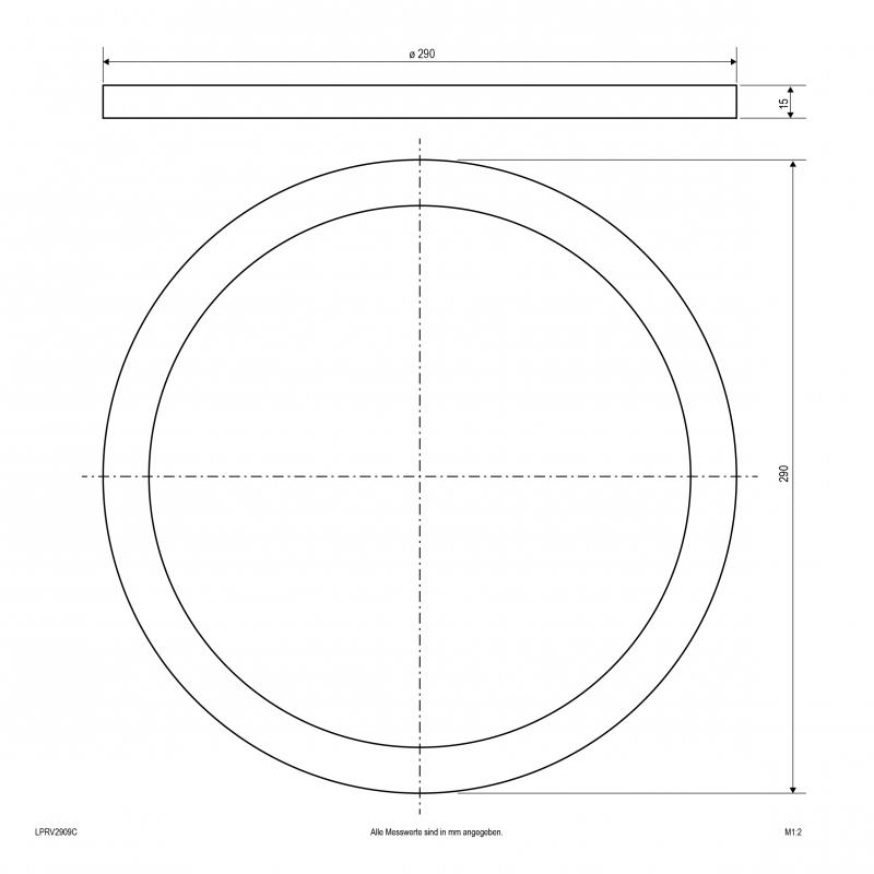 EVN Gehäusering EDS-Optik für LPRV290125 LPRV2909C