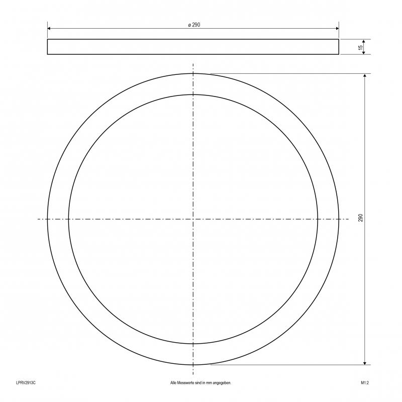EVN Gehäusering EDS-Optik für LPRV290125 LPRV2913C