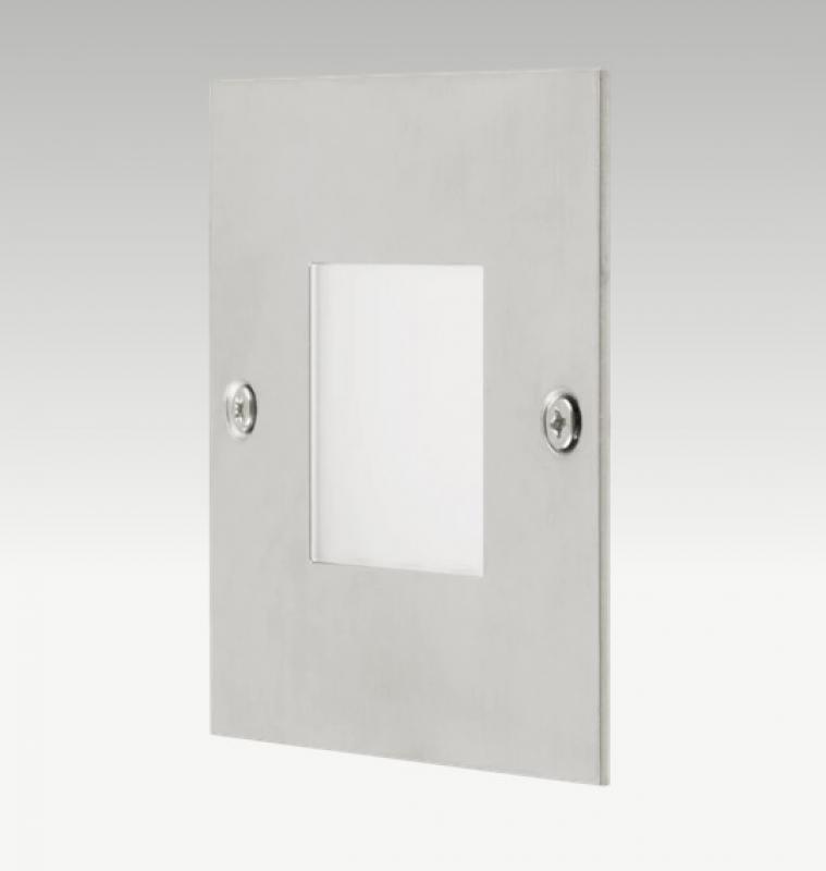 EVN LQ4602A LED Wandeinbauleuchte 0,6W 3000K Edelstahl IP44 12V DC begehbar Einbaudurchmesser 55mm