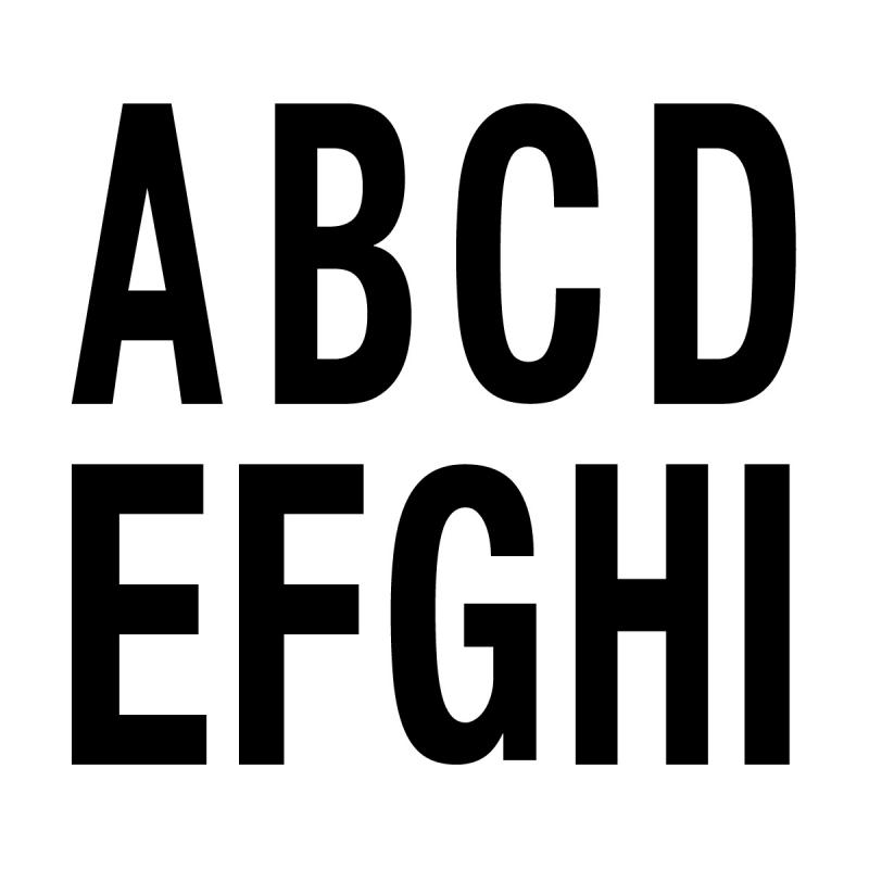 EVN Hausnummer Buchstaben A-I - für TECTUM NEXT LR66AI