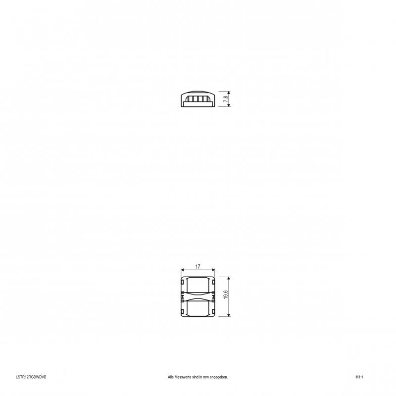 EVN Direktverbinder für Unicolor LED-Stripe LSTR12RGBWDVB