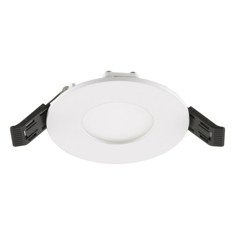 EVN LTR080125 LED Einbaupanel 5W 470lm 3000K/4000K IP54 rund weiß Ø85mm Einbaudurchmesser 68mm