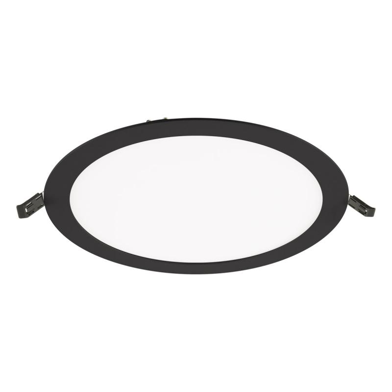 EVN LTR300925 LED Einbaupanel rund 25W 3000K/4000K schwarz Ø300mm Einbaudurchmesser 280mm