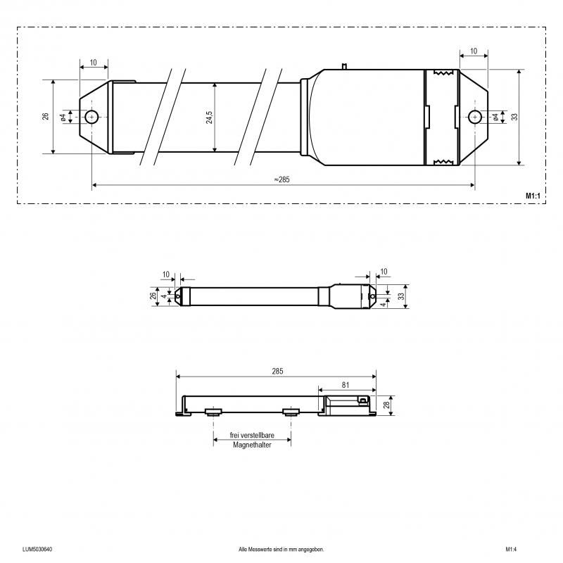 EVN LED-Sanierungseinsatz- Ersatz für T5 0,3m LUM5030640