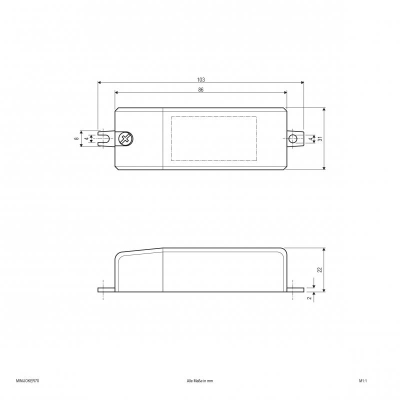 EVN Eletronischer Halogen-Trafo, 12V/AC MINIJOKER70