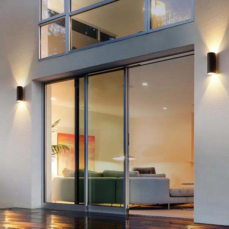 Mylight LED Wandleuchte FÖHR dimmbar in silber IP54 - Up & Down Light