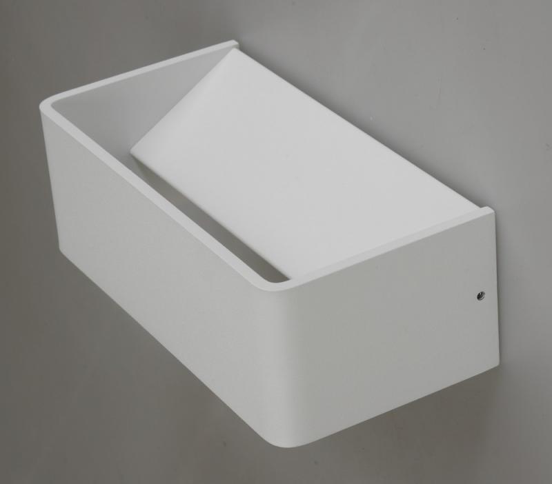 Mylight MAINZ LED Wandleuchte dimmbar in weiß mit warmweißem Up&Down Licht