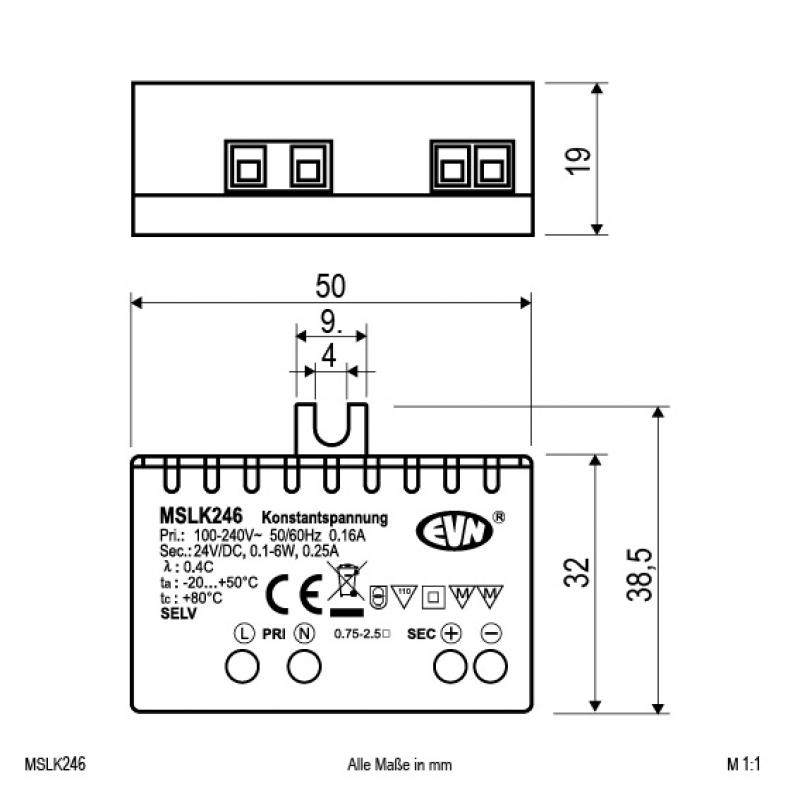 EVN 24V/DC LED-Netzgerät MSLK246
