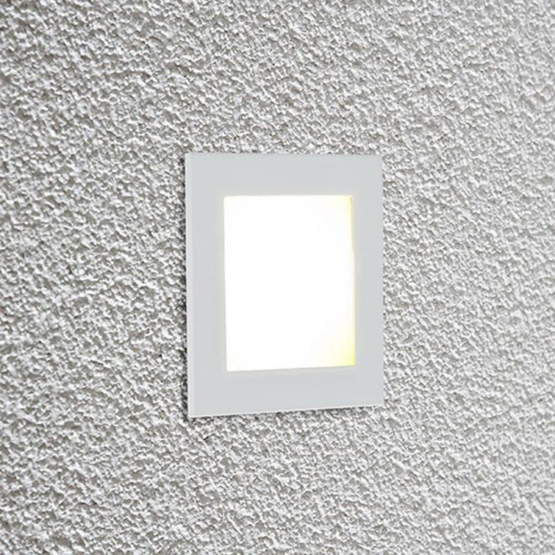 EVN LED Wand Einbaustrahler warmweißes Licht in weiß IP20 2.2W 3000K